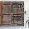 Duschvorhang 120x200 Retro-Holztür, Duschvorhänge Antischimmel 3D Retro, Shower Curtains Wasserdicht Waschbar, Duschrollo für Badewanne Badezimmer, mit 8 Ringe 3177YL