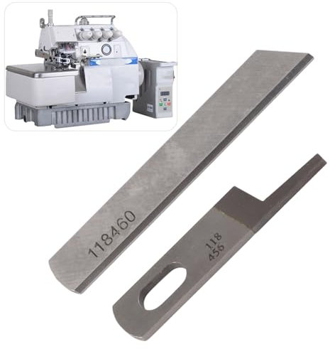 Machine à coudre, ensemble de lames domestiques, Kit de couteaux supérieur et inférieur pour surjeteuse industrielle