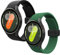 WD&CD 2 Pack Correa Compatible para Galaxy Watch 7 Correa y Galaxy Watch 6/5/4/FE de Reloj, Pulsera Correa Compatible con Galaxy Watch 7 6 Classic 5 Pro 4 Classic Pulsera Correa, Negro + Verde