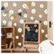 WandSticker4U®- [4er Set] Wandtattoo GÄNSEBLÜMCHEN Kinderzimmer I Wandsticker Blumen Gänseblümchen Mädchenzimmer I Wanddeko Blüten Frühling weiß DIY Deko Sticker