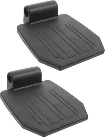 FOMIYES Repose-Pieds pour Fauteuil Roulant 2 Pièces Stables et Légers Accessoires de Remplacement pour Personnes Âgées Plateforme Confortable pour Usage Domestique et Mobilité Modèle