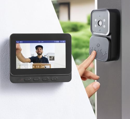 Kopp, Rottenburg Video-Funkklingel mit Monitor und Türsprechanlage