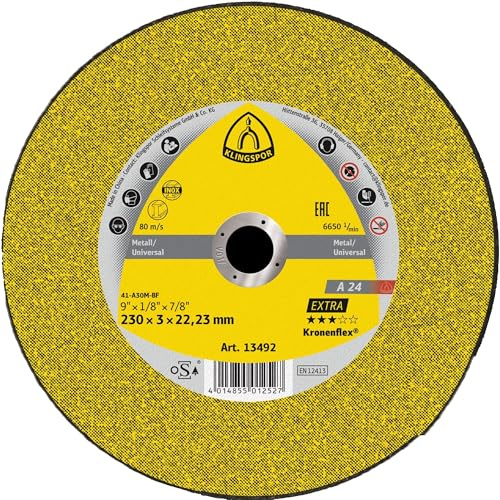 Klingspor A 24 EX Trennscheiben 13492 - 230 x 3 x 22,23 mm