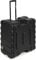 Gator Cases Pro Series Rotationally Molded 6U Rack Case mit 19 Tiefe, Tragegriff und versenkten Rollen (G-PROR-6U-19), Schwarz