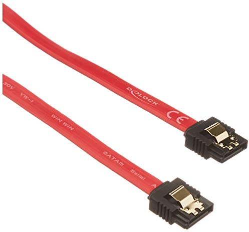 Delock SATA 6 GB/S Kabel 50 cm rot