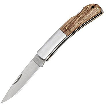 Haller Taschenmesser Stahlbacken Zebraholz groß, 40470