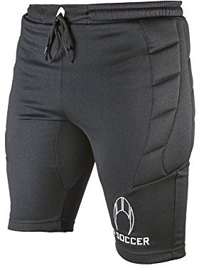 HO Soccer 0505563 Pantalones Cortos de Portero, Unisex niños, Negro, 12