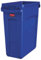 Rubbermaid Commercial Products 1971257 Vented Slim Jim-Abfalltonne, Kunststoff, 60 L, Blau