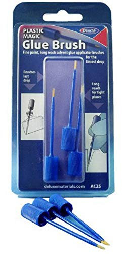 Deluxe Materials Plastic Magic Glue Brushes pack of 3