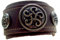 Lederarmband 4,7cm breit XXL Celtic Knoten Farbe dunkel braun