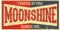 cut-it folientechnik & design MG039 / Aufkleber Moonshine 12,3x6,3cm Schwarzbrenner Old School Oldtimer Vintage Retro Sticker Auto Motorrad