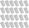 Natuce 24PCS Gancho Cortina, Metal 4 Dientes Pinch Pleat Cortinas Cortina Ganchos, Ganchos de Cortina