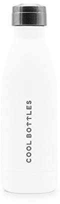 Cool Bottles Wasserflasche aus Edelstahl | 350 ml | Thermische Flasche | kalte Getränke für 24 Stunden und Heiß bis zu 12 Stunden | Edelstahl mit doppelwandiger Isolierung | BPA-freie Flasche
