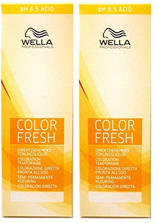 2 er Pack Wella Color Fresh Tönungsliquid 7/00 MITTELBLOND NATUR 75 ml