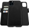 dreem Fibonacci 2-in-1 Wallet-Case for Apple iPhone 11 Pro Max - Luxury Vegan Leather, Magnetic Detachable Shockproof Phone Case, RFID Card Protection, 2-Way Flip Stand - Black