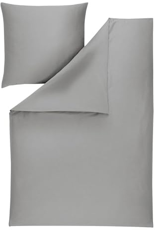 ESTELLA Bettwäsche Uni-Satin | Platin
