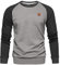 REPUBLIX Herren Basic College Sweatjacke Pullover Hoodie Sweatshirt R5040 Anthrazit/Schwarz M