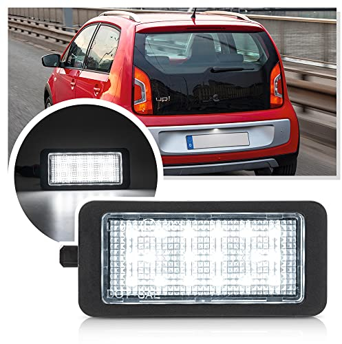Ayikeiy 1 x LED-Kennzeichenbeleuchtung, kompatibel mit VW up!/e-up! Sk.oda Citigo/E-Citigo Seat Mii/e-Mii