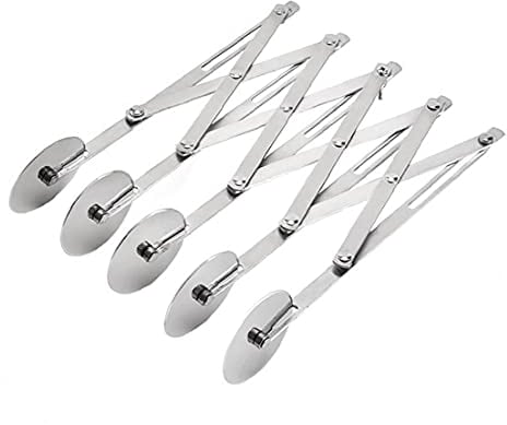 Pastry Cutter Stainless Steel Expandable 5 Wheel Bread Slicer Portable Dough Divider Pizza Multi Round Pastry Knife Kitchen Tool 1pc, Practical Kitchen Gadgets
