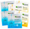 3 x Garnier Skinactive Stoffmaske Fresh Mix Vitamin C Shot energetisierend mit Vitamin C + 3 x Hyaluron Shot Feuchtigkeitsspendende Feuchtigkeitspflege mit Hyaluronsäure - 6 Gesichtsmasken
