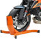 Vespa S 125/50 Montageständer Wippe Vorderrad Easy Plus orange