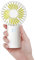 JISULIFE Handheld Fan with 20 Hours of Cooling, 4000mAh Battery, USB Rechargeable Portable Fan for Travel, Makeup, Concerts & Commute – Stay Cool Everywhere (White)