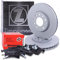 ZIMMERMANN Bremsenset Vorderachse inkl. Bremsscheiben Belüftet Ø 280 mm + Bremsbeläge vorne Kompatibel mit OPEL ASTRA H, CORSA C, MERIVA A (X03), MERIVA B (S10), ZAFIRA B