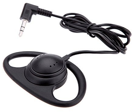 Andoer Mono Kopfhörer Headphone Headset Dual Channel Ohrhörer 3,5 mm Klinkenstecker für Laptop/PC/Skype/VoIP/ICQ einohr kopfhöreeinohr kopfhöre