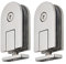 Glass Door Hinge,Bathroom Clamp,Pivot Hinges,Frameless glass door hinge 360 degrees pivot hinge Bathroom door clamps 304 stainless steel Shower door accessories Door Holder wine cabinet Showcase Repla