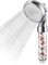 ABAOABAO Duschkopf mit dreifachem Filtrationssystem und Wassersparfunktion, Wassersparend Duschbrause mit Mineralsteinen Ionen Handbrause Druckerhöhung Shower Head, Brausekopf Dusche 3 Strahlarten