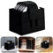 Caravan Plate Holder - Motorhome Kitchen Cupboard Storage For 8 Plates - Camping Dinnerware Solutions, Felt Lining - Black