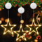 MULEVIP Weihnachtsbeleuchtung 3 Stück Weihnachtsdeko Fenster,Christmas Lights,3 Modi Weihnachtsdeko Lichterkette mit Saugnäpfe,Fensterbeleuchtung Weihnachten Weihnachtsdeko für Fenster für Deko