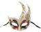 SAFIGLE Venezianische Flammenform Maske FüR MäNner Halbgesichtsmaske FüR Maskenball Karneval Party Rote Kunststoffmaske Maske Venedig