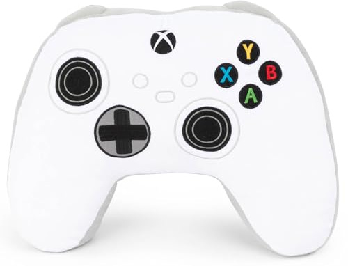 Xbox Controller Videospiel Kinder Plüsch Kissen Buddy für Jungen, Weiß | 27,9 cm, offizielles Produkt, ultraweiches Polyester, gefülltes Plüsch, nur Fleckenreinigung, Geschenk für Jungen