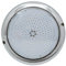 SWIMHOME Foco LED de Superficie para Pisicina | Acero Inoxidable Resistente | Airless Relleno Resina | Ø15cm 15W 12V AC RGB On/Off (Cable 2 hilos)
