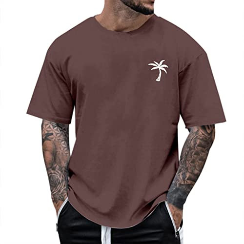 2024 Prime Sale Angebote Day T-Shirt mit Los Angeles Grafik Kreativen Buchstaben Vintage Drucken, Herren T-Shirt Sommer Summer Shirt Men Sport T-Shirt Herren Atmungsaktiv Gadgets für Männer