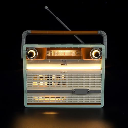 Led Lighting Kit for Lego 10334 Retro Radio Set, Lighting Kit Compatible with Lego 10334 Building Blocks Model - Model Not Included - DIY Craft Kit for Adults