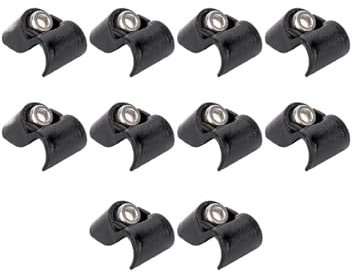 10 Stück Fahrradbremsgehäuse-Schnalle, Gabelbefestigung, C-förmige Schnalle, Bremskabel-Schlauchklemme, Kabelführung, Rahmenbefestigung, Schlauchclips(UD Clips)