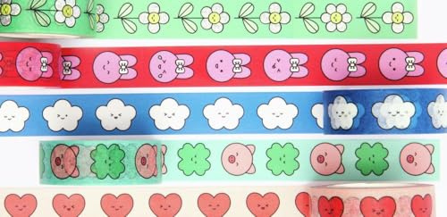 Tape Set Chingu FSC MIX, 5 Stk, 1,5 cm x 10 m