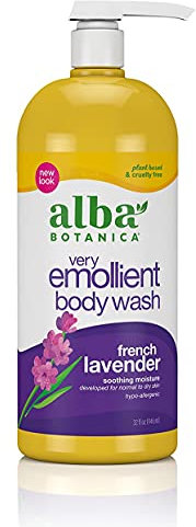 Alba Botanica Very Emollient Bath And Shower Gel French Lavender - 32 Fl Oz
