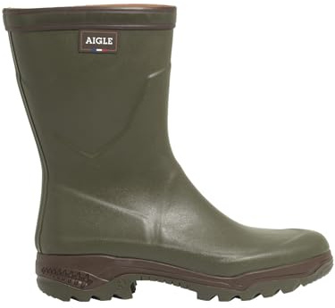 Aigle Unisex Adults' Parcours 2 Bottillon Work Wellingtons, Green (Kaki), 7.5 UK (41 EU)