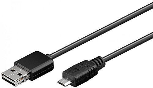 Goobay 96022 Easy USB Sync- und Ladekabel, 2 m schwarz