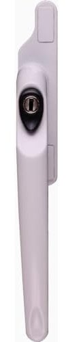 Gardinia Cadenza White Left Hand Window Handle 48mm Spade