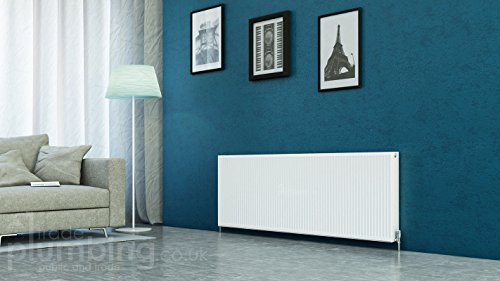 Kartell Kompact Type 21 Double Panel Single Convector Radiator 600mm x 2000mm White