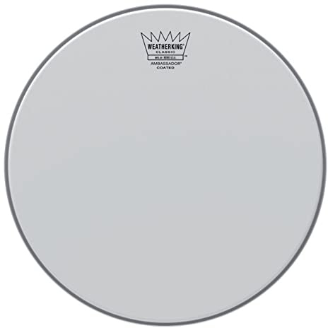 Remo Ambassador beschichtetes Schlagzeugfell, klassische Passform Ambassador Coated Classic Fit, aufgeraut, Tom/Snare 14 Inches Coated