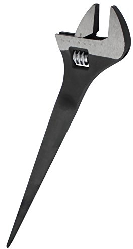 Drixet Robuster, verstellbarer Schraubenschlüssel – Eisenarbeiter konischer Steckschlüssel, ideal für Klempner (38,1 cm)