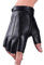Winter Echtes äthiopisch Leder Fingerlose Handschuhe Wolle Touchscreen Texting Kleid Fahrhandschuh für Männer Frauen (M)