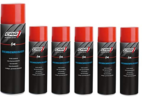 6 x 500ml CAR1 Bremsenreiniger - Bremsscheibenreiniger Spray - CO 3000