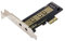 chenyang M.2 NGFF NVME AHCI M-Key SSD vers PCIe 3.0 X1 Carte adaptateur PCI Express avec support 8cm/12cm