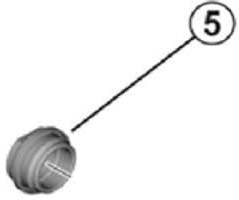 Shimano Spares FH-M9111 left hand cone with dust cover